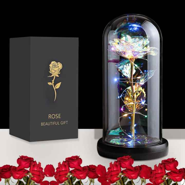 Eternal Flower Night Light with Glass Cover Sent. 