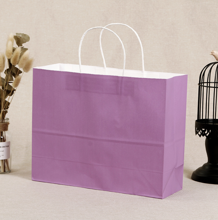 Recyclable Colorful Party Birthday Custom-Paper Bags 