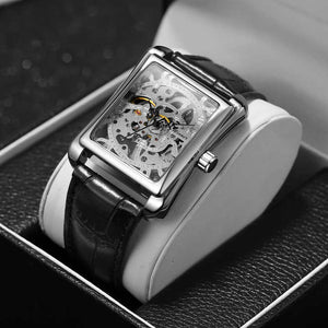 Winner 2024 Luxury Men's Leather Strap Watch 
