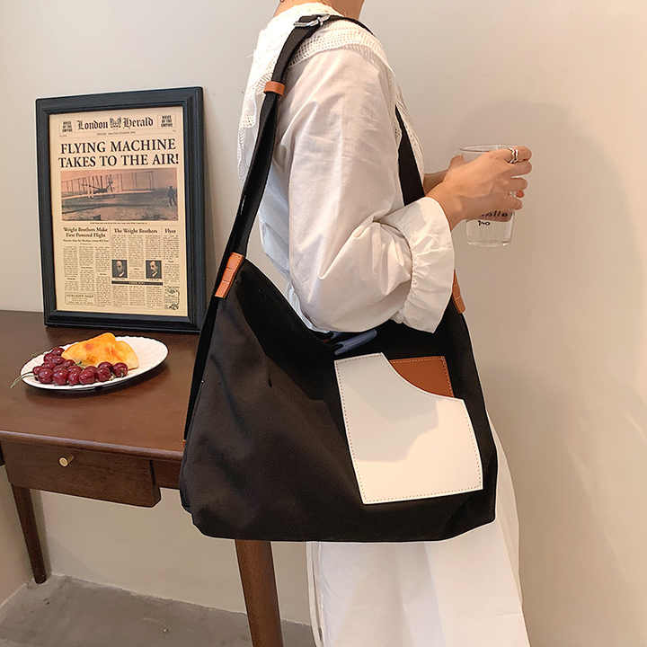 Women's Reusable Canvas Shopping Bag 