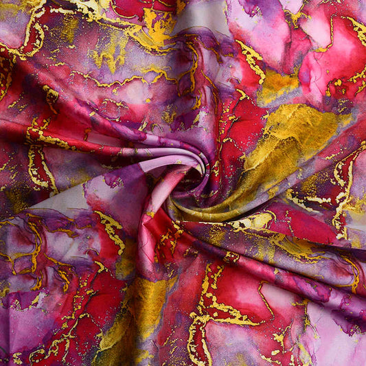 Custom Digital Printing on Silk Like 