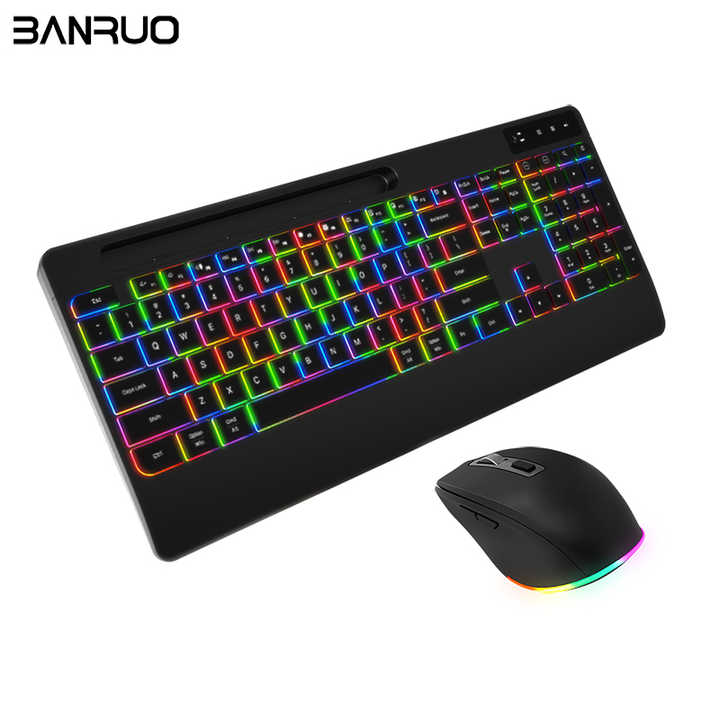 RGB keyboard and feet