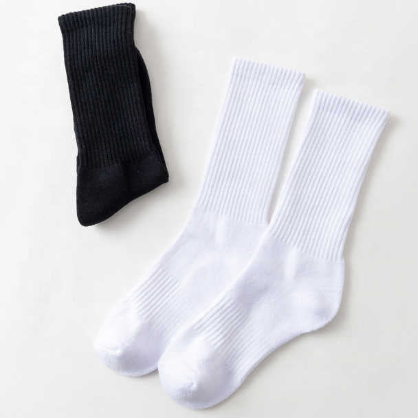 تصميم مخصص الجوارب مضلع كرة السلة الخاص بك عادي أبيض شعار رياضي تخصيص الجوارب Custom Design Your Own Ribbed Basketball Socks Plain White Sports Logo Custom Socks