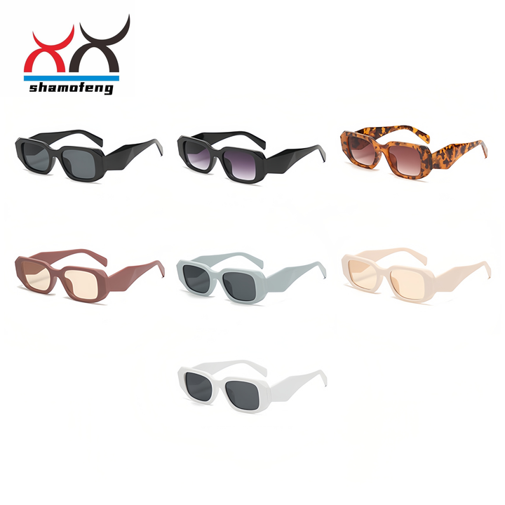 Fashion Men's Women's Sunglasses Square Frame Simple Cycling Glasses Windproof Goggles