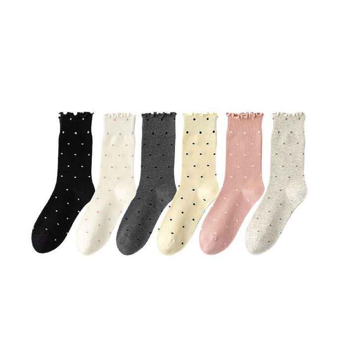 Dots Womens Crew Socks