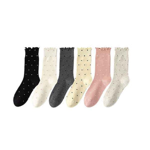Dots Womens Crew Socks