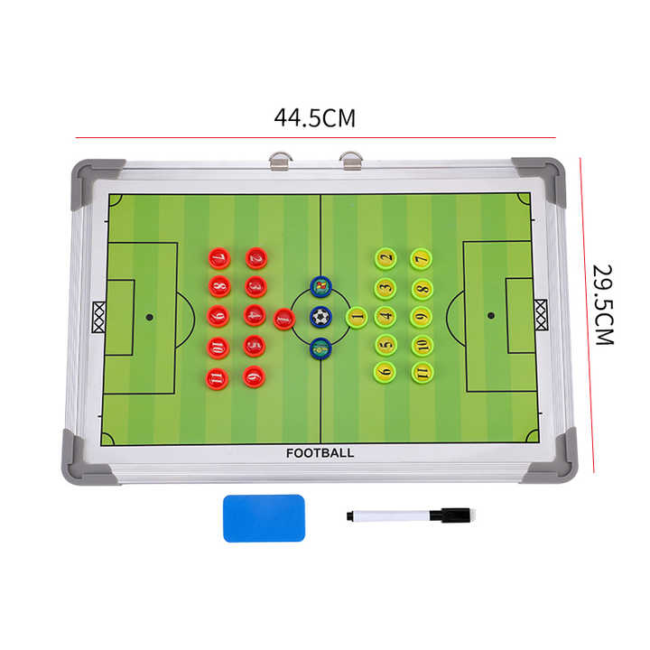 معدات تدريب من الألومنيوم ، لوح تكتيكي لكرة القدم وكرة السلة مع تدريب مغناطيسي وقلم . Wholesale Aluminum Training Equipment, Soccer and
