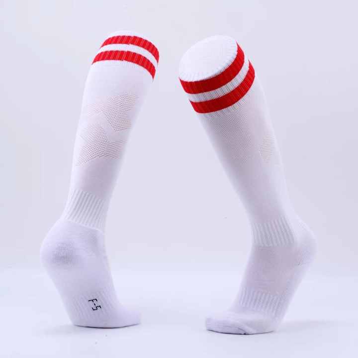 Sustainable knee-high football socks made of polyester cotton Breathable and portable Foldable Design