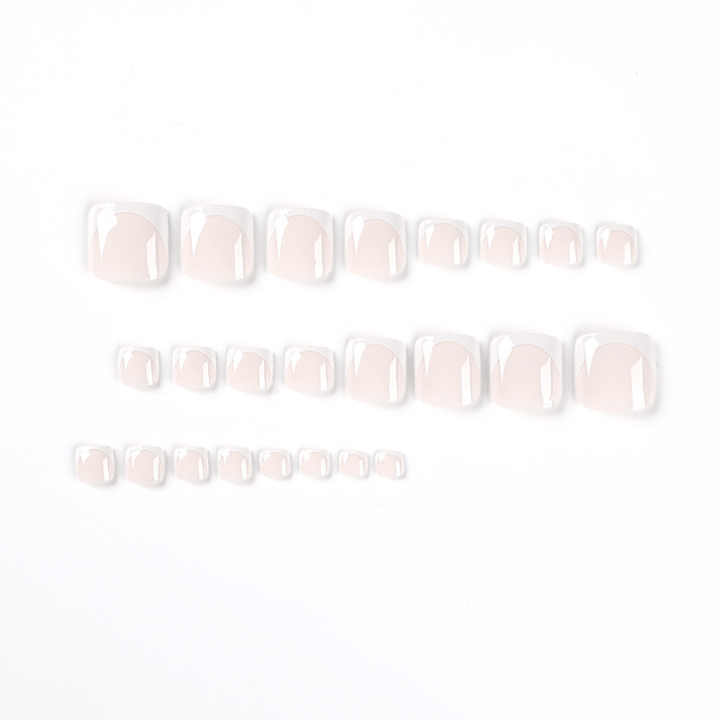 أطراف أظافر صناعية لتزيين القدم - Foot Decoration Toe False Nail