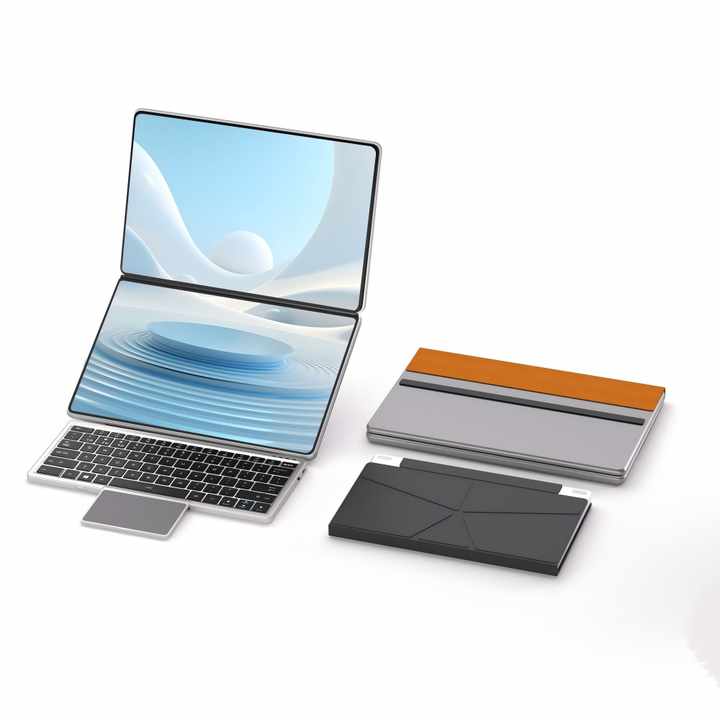laptop with screen 