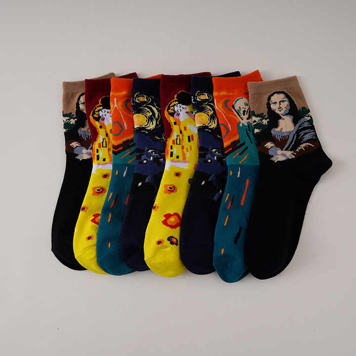 Funny Cotton Mid Tube Movie Socks 