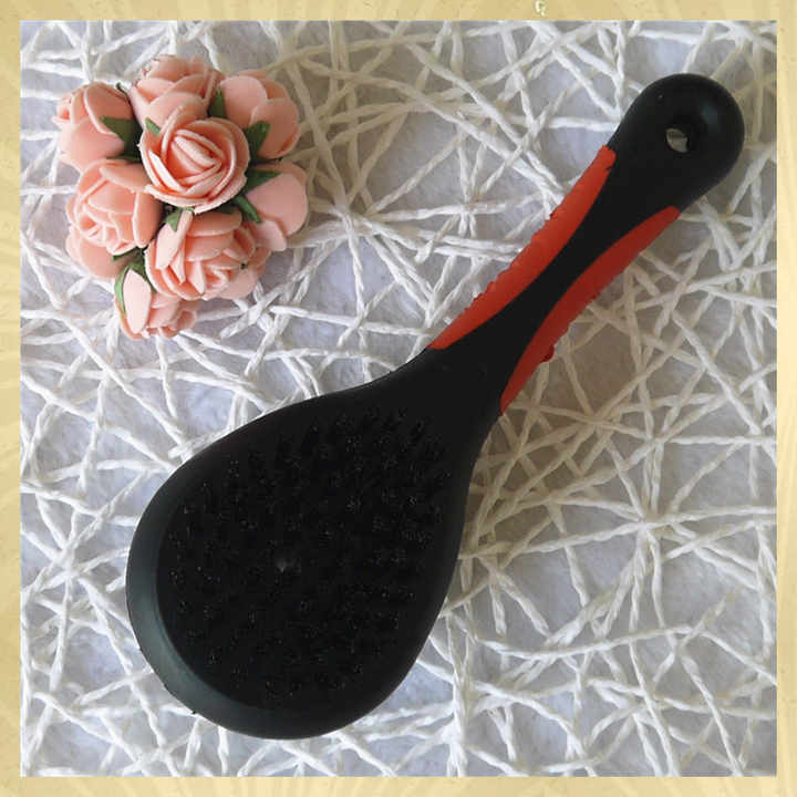 مزدوجة من جانب الكلب الحيوانات الأليفة القط جرو كلب تنظيف الشعر الاستمالة كومبو فرشاة مع دبابيس معدنية و PP شعيرات Double Sided Pet Dog Cat Puppy Dog Hair Cleaning Grooming Combo Brush with Metal Pins and PP Bristles