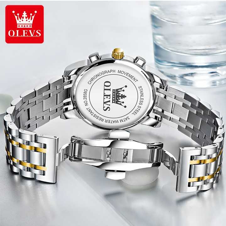 Men's Diamond Waterproof Quartz Watch 