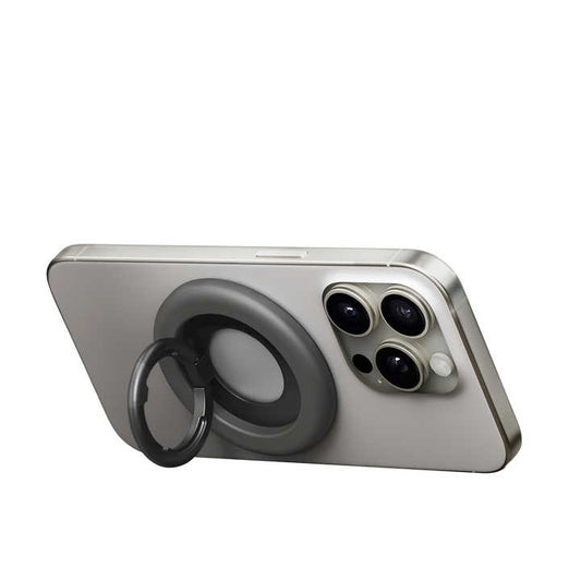 Phone Accessories Ring Holder, Polished Metal Rotating 