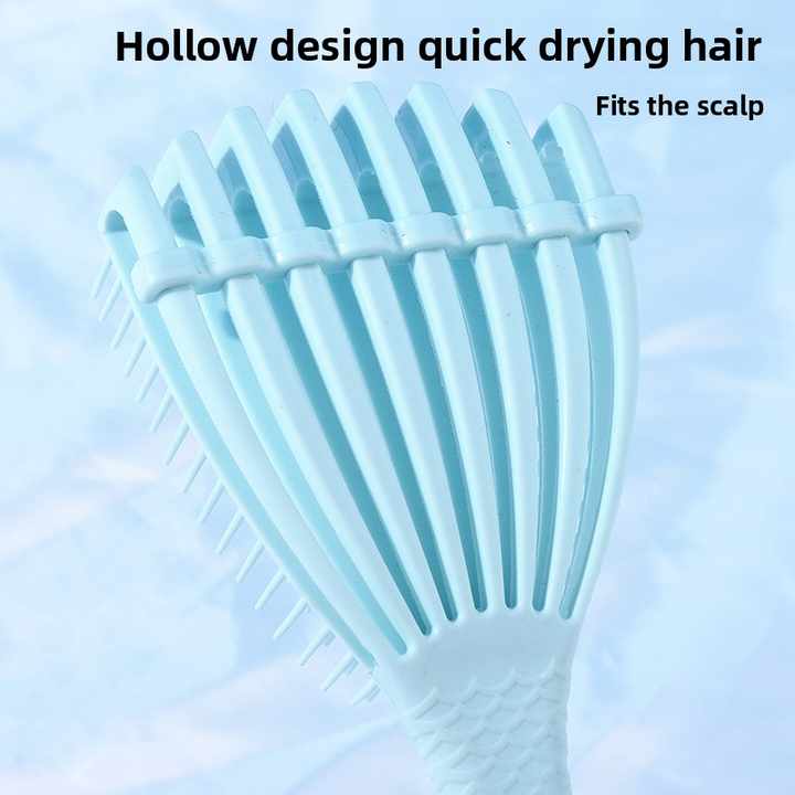 Fashion Scallop Massage Styling Comb 