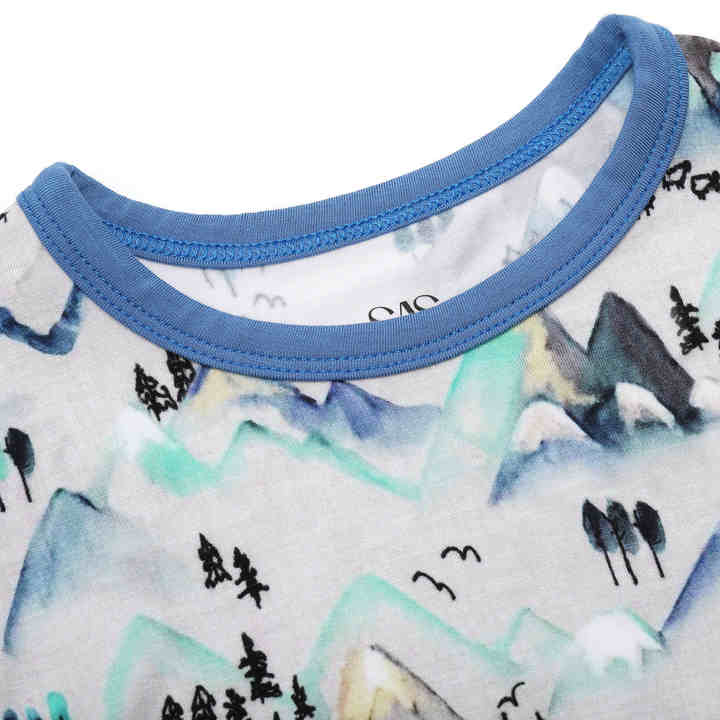 منامه أطفال من الخيزران للأطفال بأكمام طويلة من الشركة المصنعة مخصصة Custom Manufacturer Long Sleeve Bamboo Baby Sleepwear