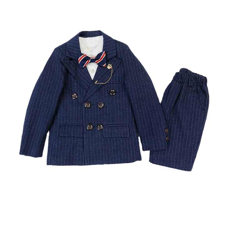 Boys Fashion Blazer Suit for Kids Wedding Flower. 