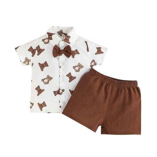 Boys' shorts and shirt clothing set 