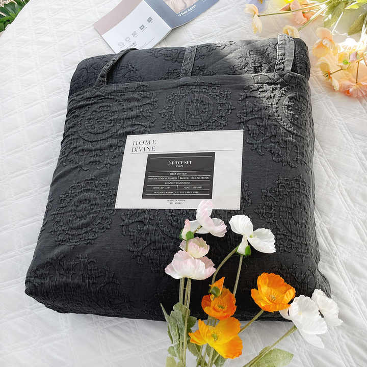 High quality comforter, long comforter set 