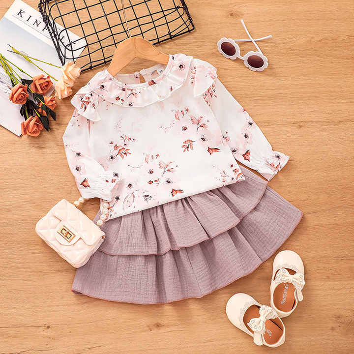Spring Autumn Kid Baby Girl Clothes 