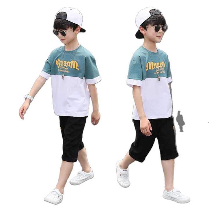 Boys' shorts, two-piece summer outfit
