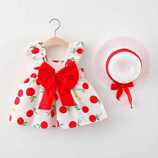 Girls Summer Cotton Vented Set 