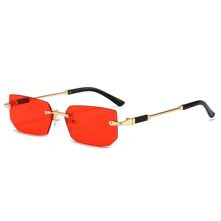 Frameless Fashion Cut Edge Sun Glasses 