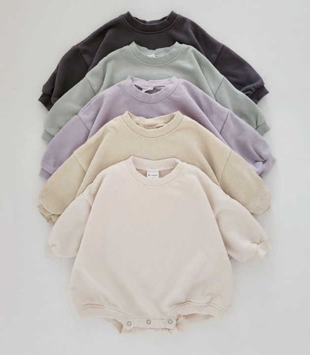Baby Girl Boy Sweatshirt Romper Toddler 