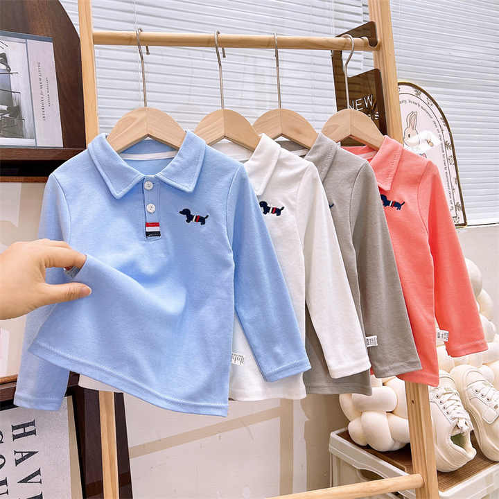 تي شيرت أطفال بأكمام طويلة من القطن الخالص . Pure cotton long sleeve children's t-shirt,