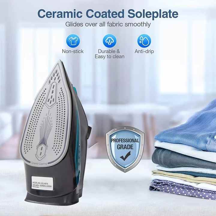 Portable electric steam iron 