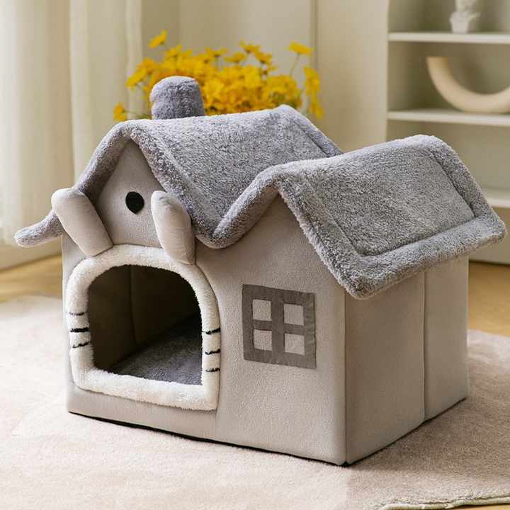 Small Dog &amp; Cat House Winter Warm &amp; Fully Enclosed 