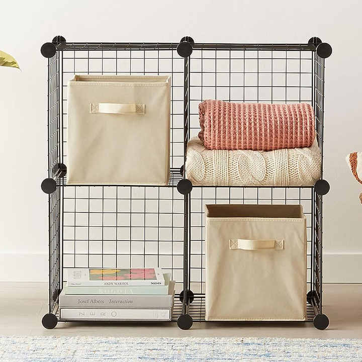 منتجات منزلية جديدة ذات إبداعي يمكنك عملها بنفسك تجميع رف شبكيSimple Multifunctional Expandable Multi-layer Shelf