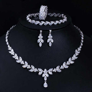 Korean Minimalist Wedding Jewelry Sets-طقم مجوهرات