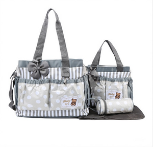 Factory Supply High Quality Large-Set of 4 Baby Diaper Bags 