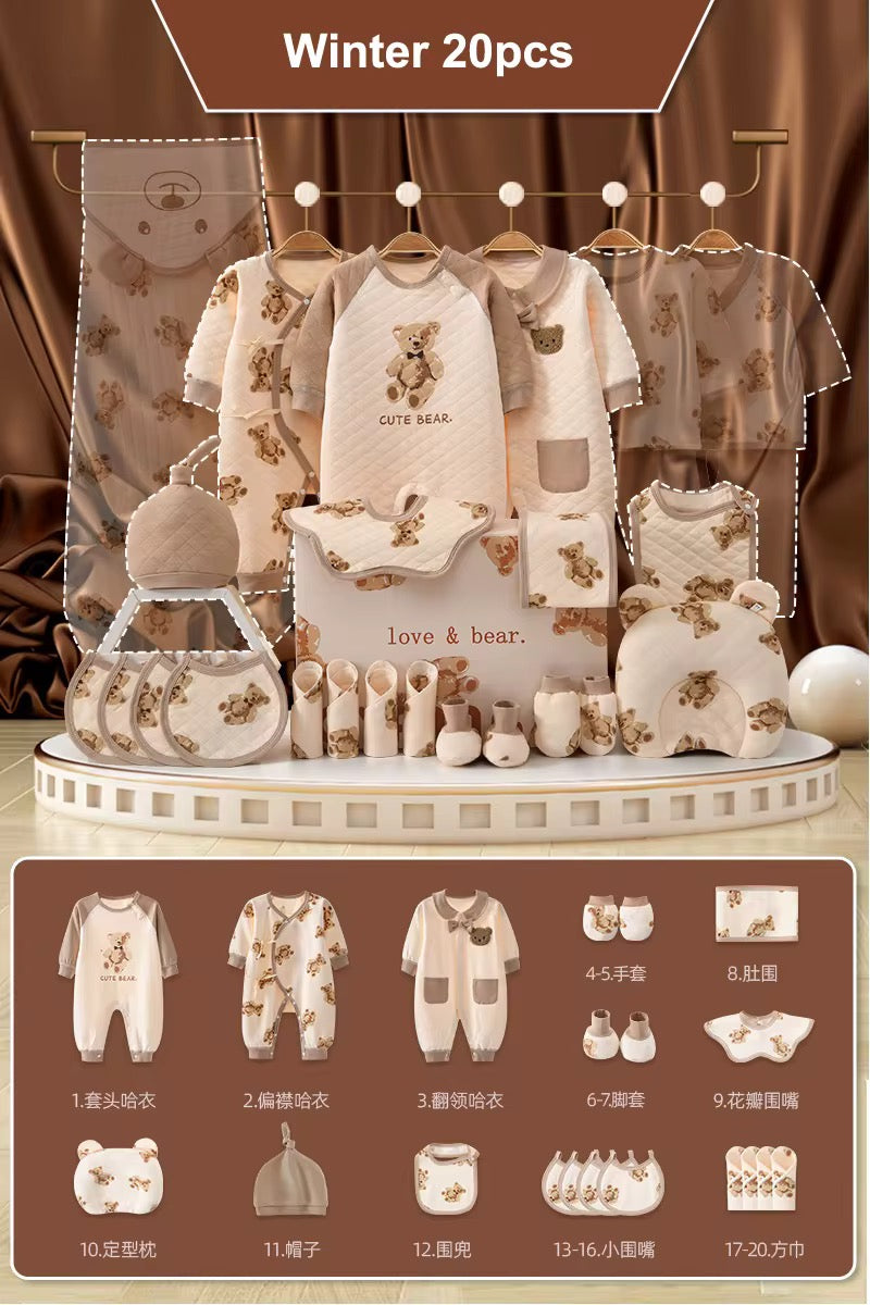 طقم ملابس اطفال حديثي الولاده