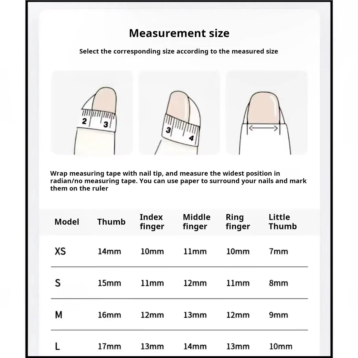 artificial nails set