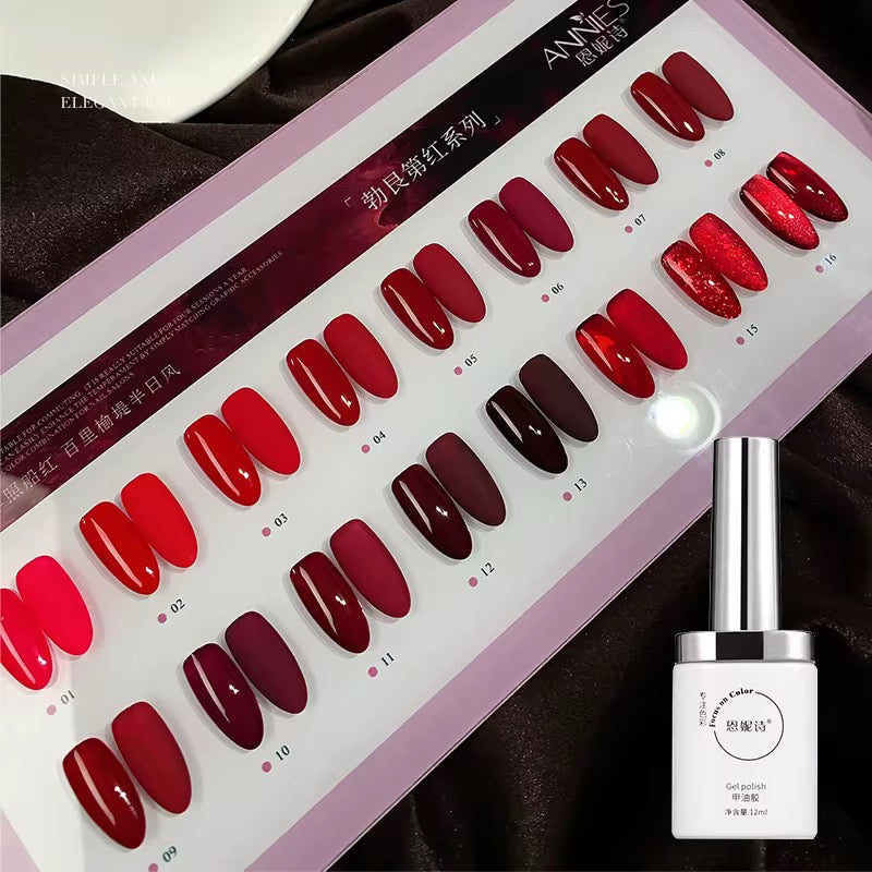 16 Colors Gel Nail Polish