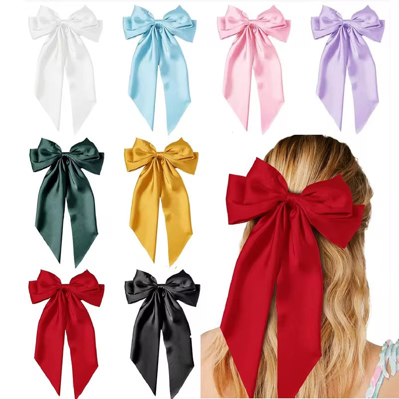 Solid Color Hair Bow