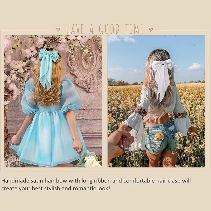 Solid Color Hair Bow