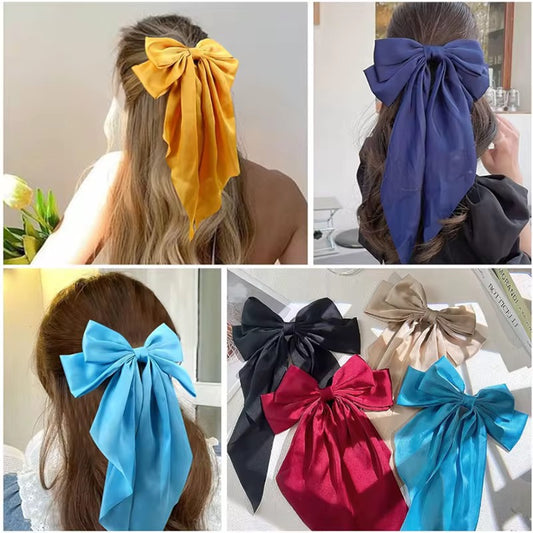 Solid Color Hair Bow