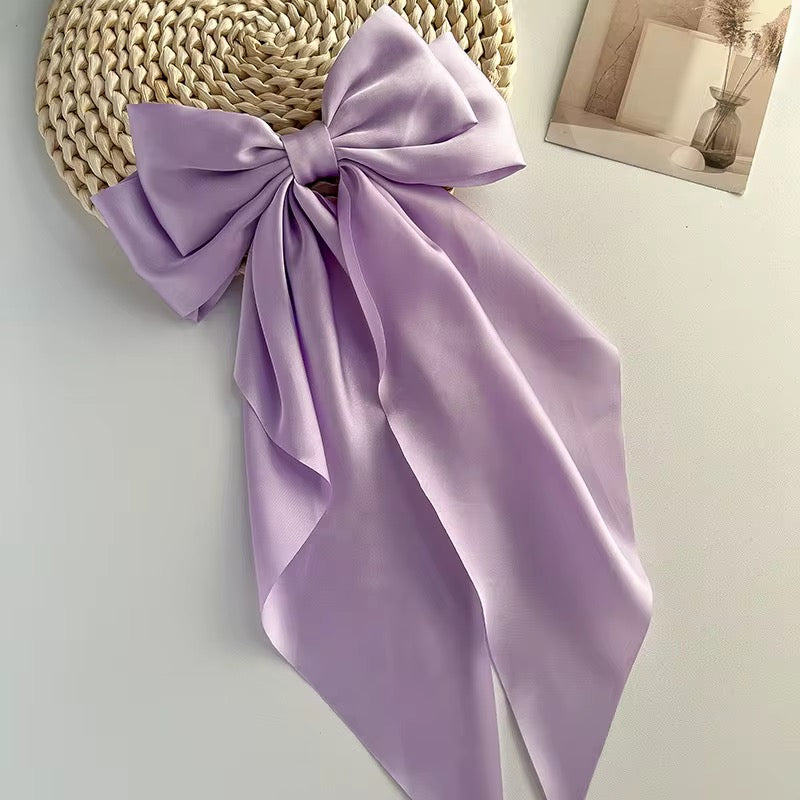Solid Color Hair Bow