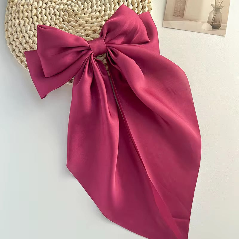 Solid Color Hair Bow
