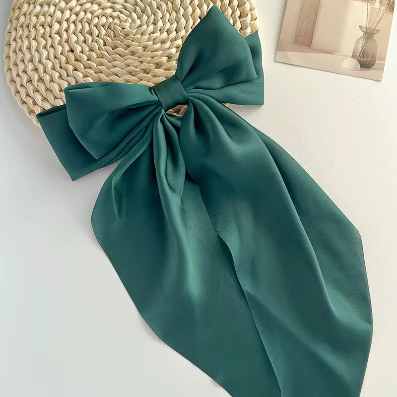 Solid Color Hair Bow