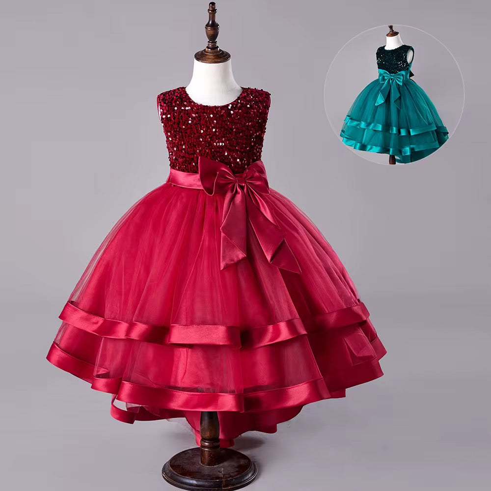 Layered design dresses