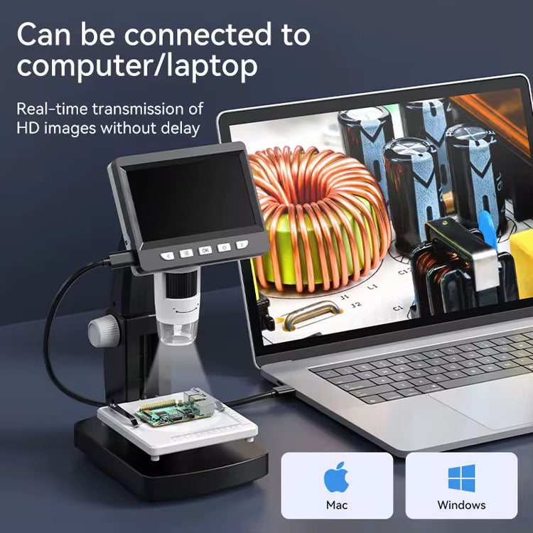 لإصلاح الإلكترونيات الرقمية 4.3 بوصة - Digital Microscope for Electronics