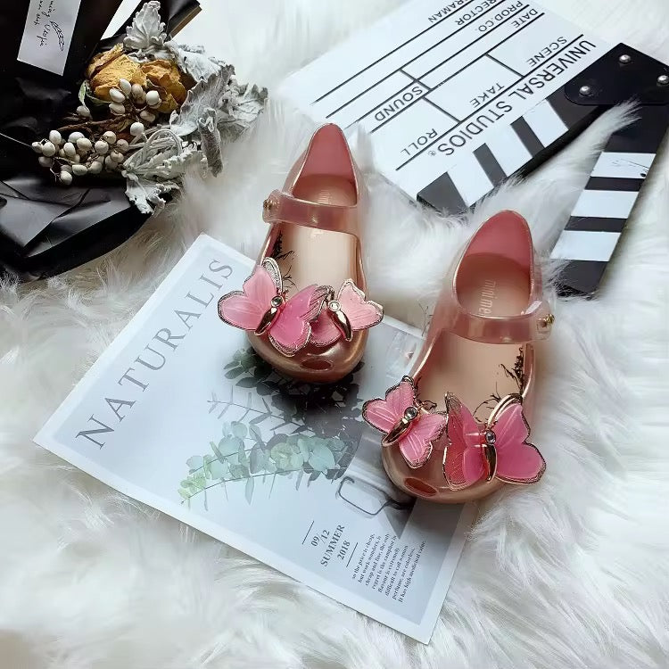 Melissa Mini Girls Sandal, High Quality Little Butterfly Summer Girls Sandal