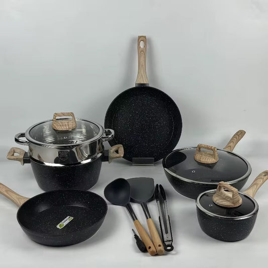 Luxury black cookware