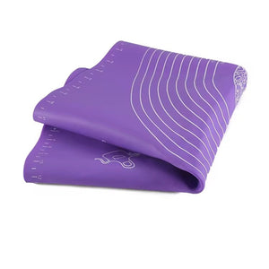 Silicone pastry mat, molds and baking tools