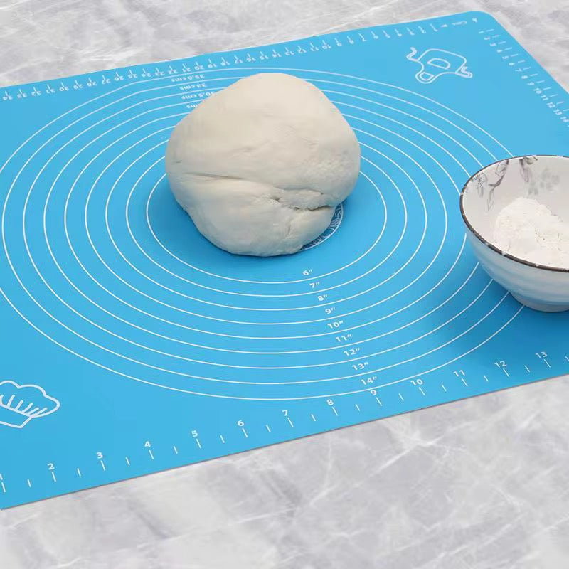 Silicone pastry mat, molds and baking tools