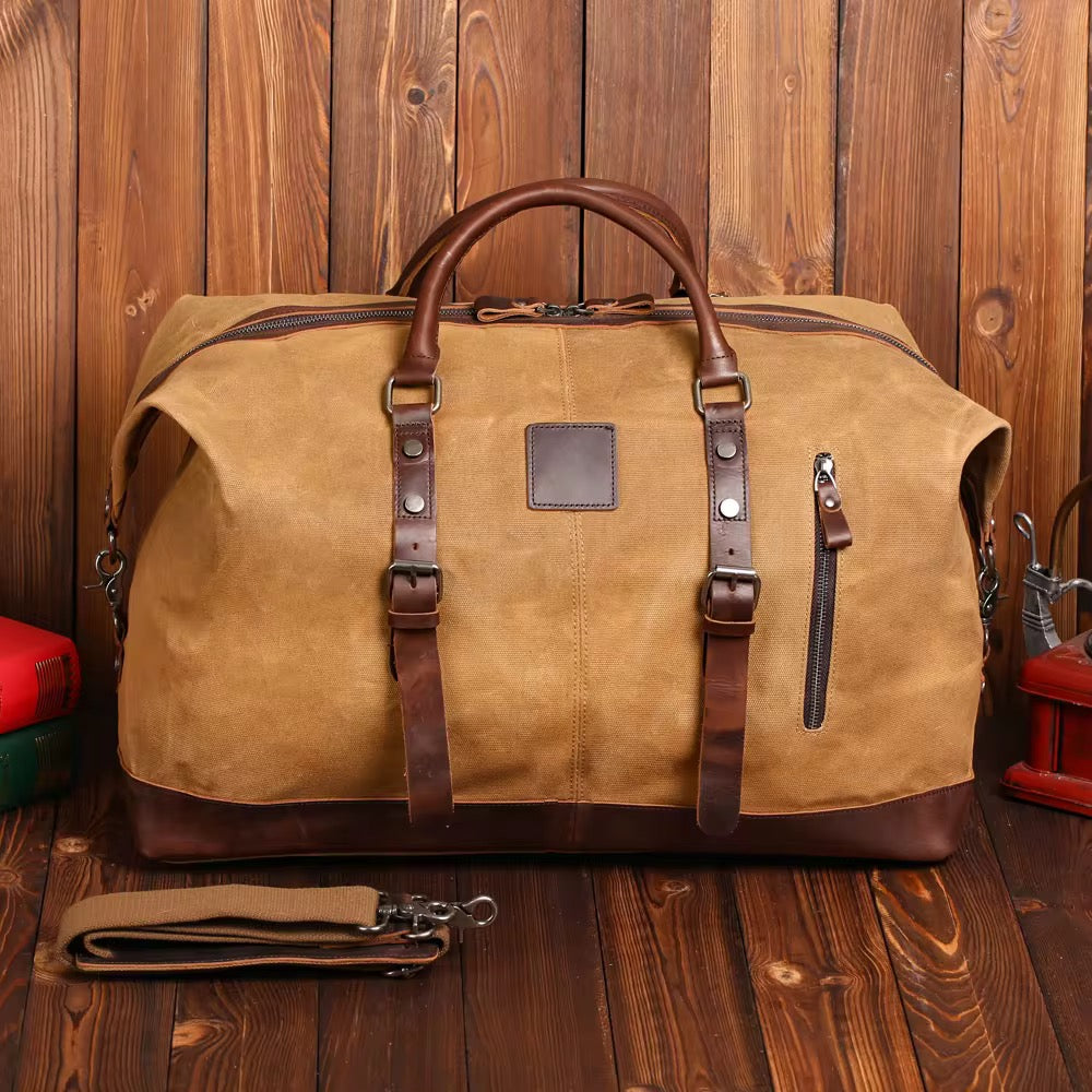 Unisex Leather Travel Bag